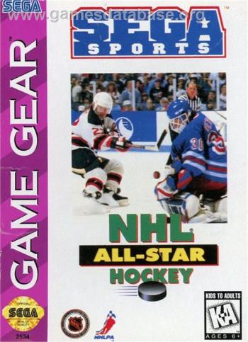 Cover NHL All-Star Hockey for Game Gear